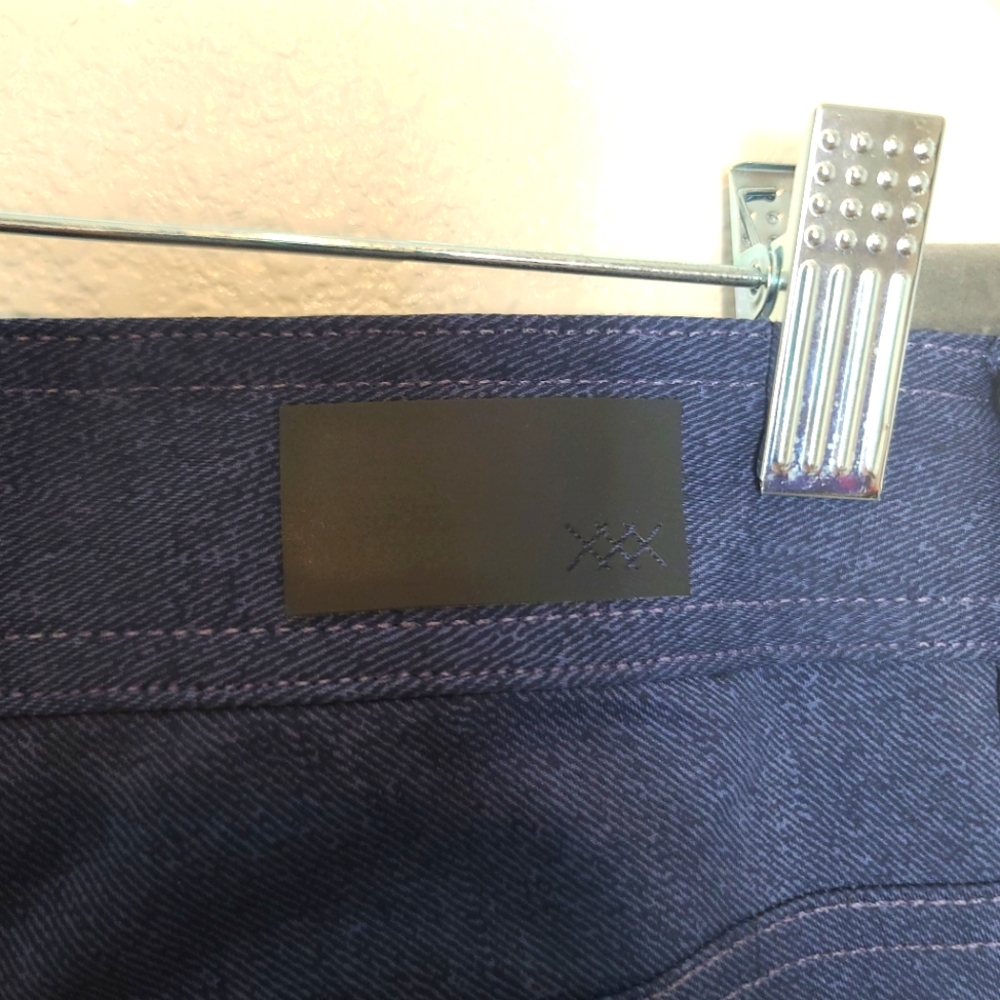 Rhone Men's Commuter Five Pocket Four Way Stretch Pants In Blue Size 32 - Picture 6 of 7